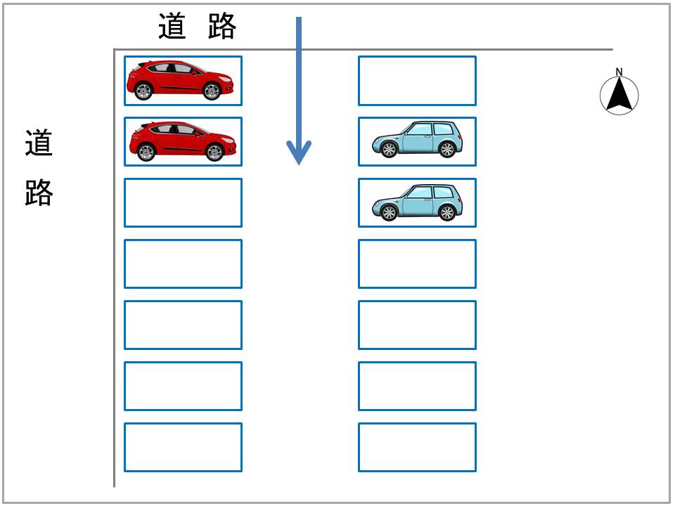 ワールドビル駐車場配置図