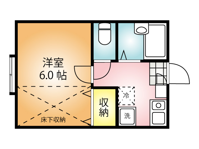 モンシャトー宮原I102間取り図