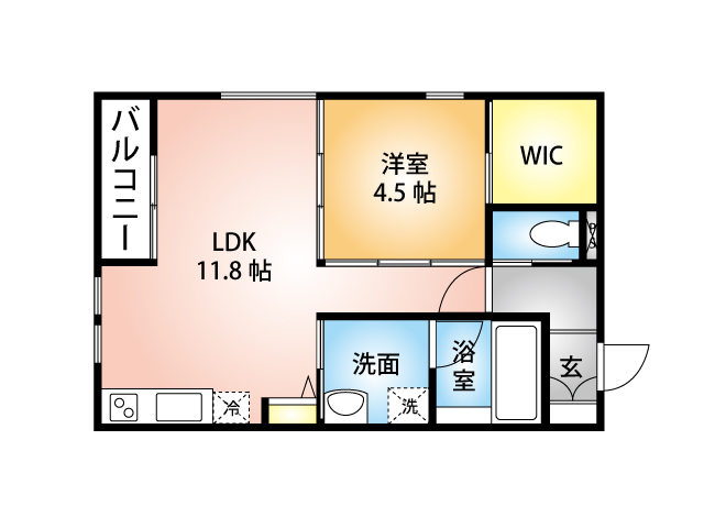 ハルスタット101　間取り図