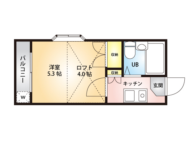 ロジュマン西浦和間取り図