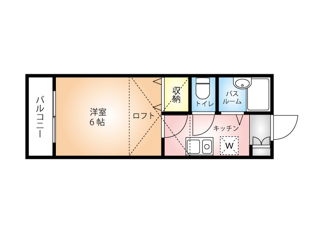 パークサイドハイツNS　間取り図