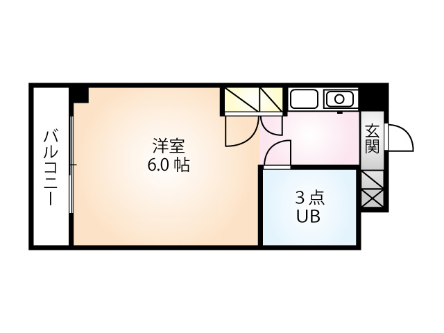 メゾン朋泉　間取り　反転